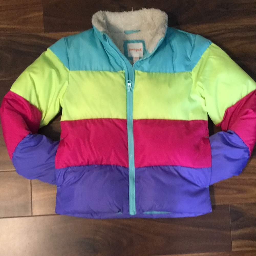 Copper Key Kids Colorful Puffer Jacket